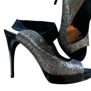Carlos by Carlos Santana Sparkly Heels Halo Size 10 M
